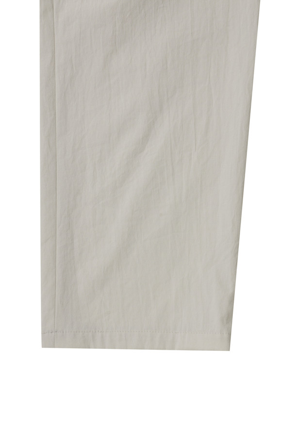 CUSTOMELLOW - 캐주얼팬츠 - Ivory Wool Blended Banding Pants