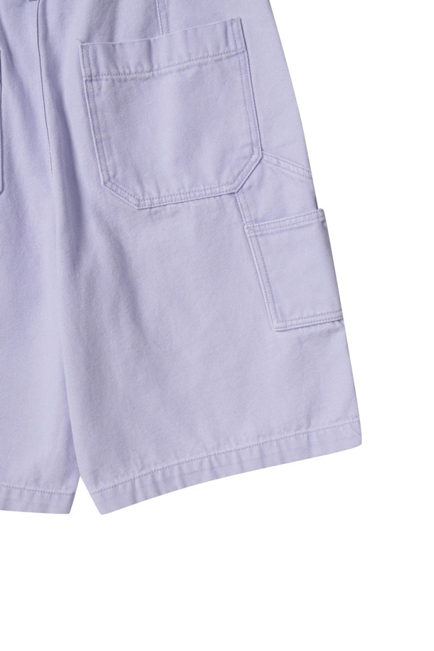 CUSTOMELLOW - 데님 - Purple Fatigue Denim Shorts