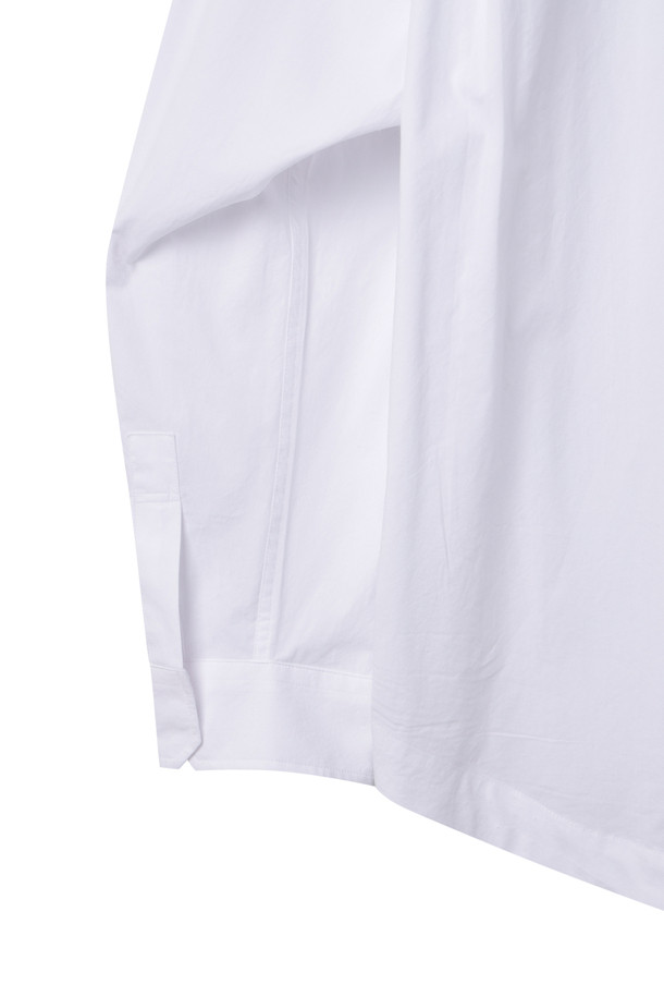 CUSTOMELLOW - 긴팔셔츠 - White Multi-Pocket Oversized Shirt