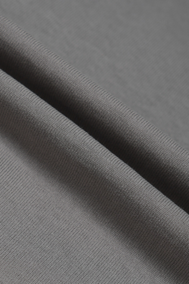 CUSTOMELLOW - 반팔티셔츠 - Grey Binding Detail T-shirt