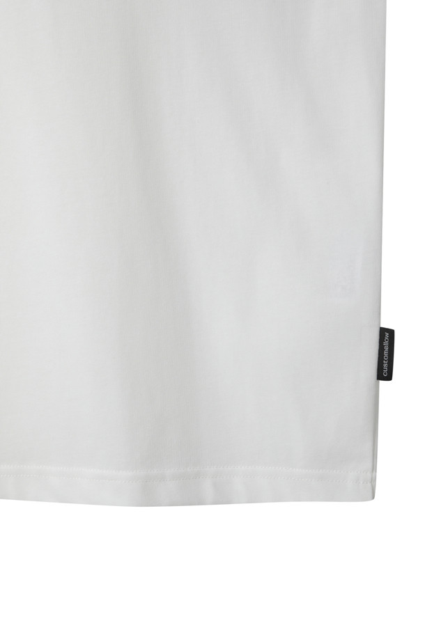 CUSTOMELLOW - 반팔티셔츠 - [Ron Mueck] White Graphic T-shirt