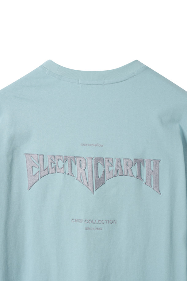 CUSTOMELLOW - 긴팔티셔츠 - Mint Electric Earth Graphic Long Sleeve T-shirt