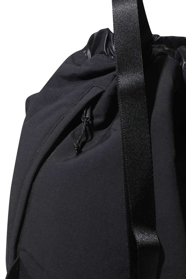 CUSTOMELLOW - 백팩 - Black Nylon Two-way Backpack