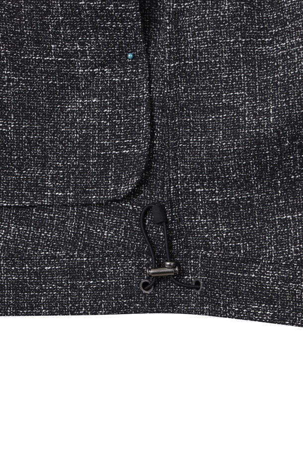 CUSTOMELLOW - 사파리/필드자켓 - Black Marzotto Tweed Jacket