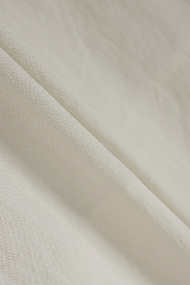 CUSTOMELLOW - 캐주얼팬츠 - Ivory Wool Blended Banding Pants