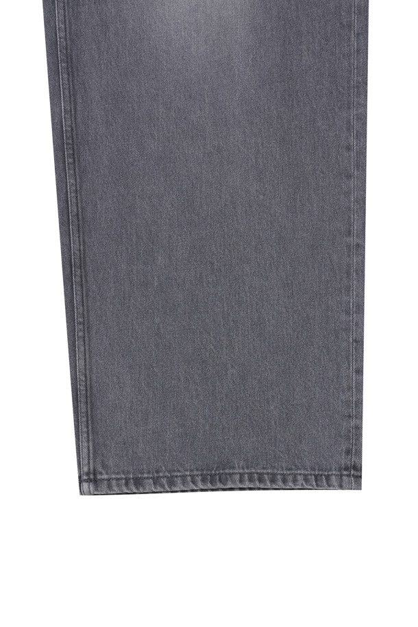 CUSTOMELLOW - 데님 - Grey Wide Fit Banding Jeans