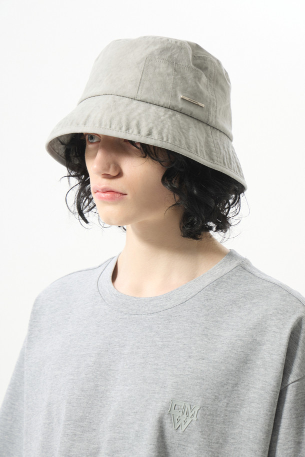 CUSTOMELLOW - 모자 - Grey Bucket Hat