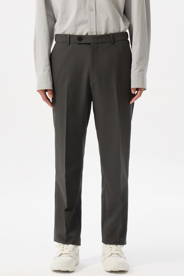 CUSTOMELLOW - 슬랙스/수트팬츠 - Grey Slim Fit Setup Pants