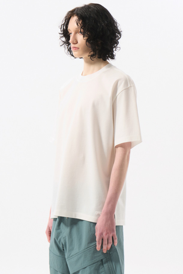 CUSTOMELLOW - 반팔티셔츠 - White Basic T-shirt