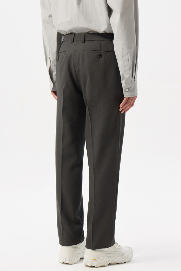 CUSTOMELLOW - 슬랙스/수트팬츠 - Grey Slim Fit Setup Pants