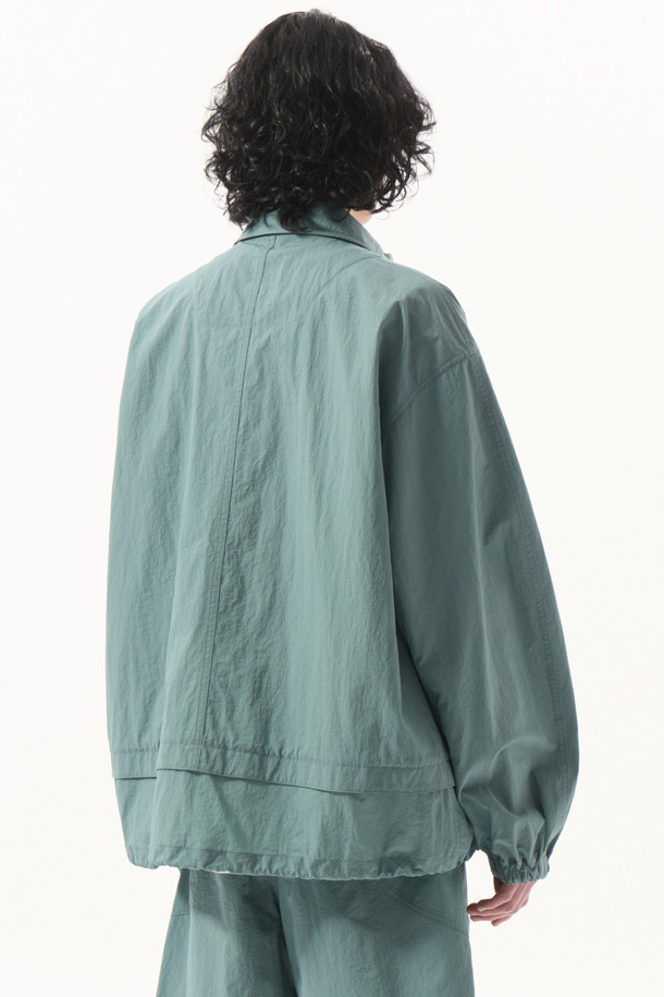 CUSTOMELLOW - 블루종/점퍼 - Mint Nylon Coach Jacket