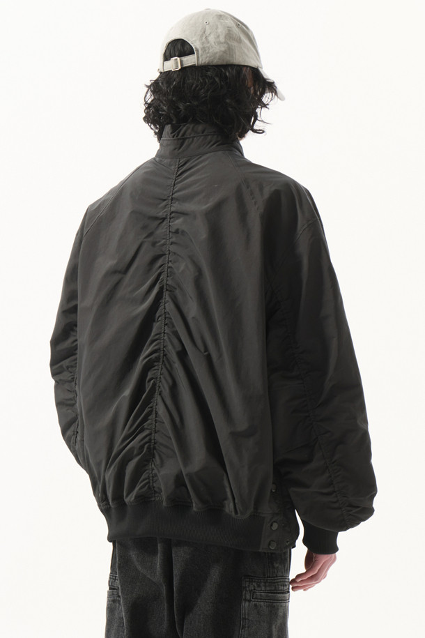 CUSTOMELLOW - 블루종/점퍼 - Black Herrington Jacket