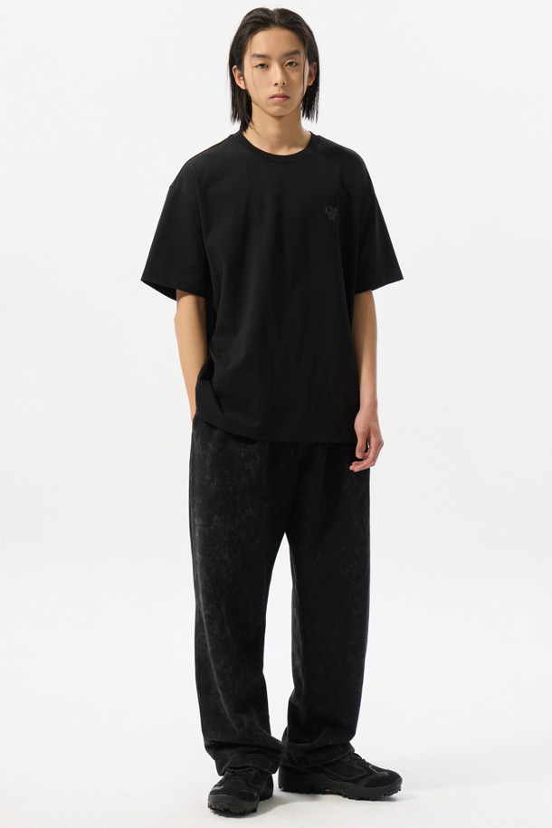 CUSTOMELLOW - 반팔티셔츠 - Black Graphic T-shirt