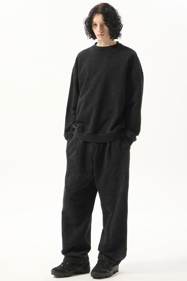 CUSTOMELLOW - 조거/스웨트팬츠 - Grey Dyed Sweat Pants