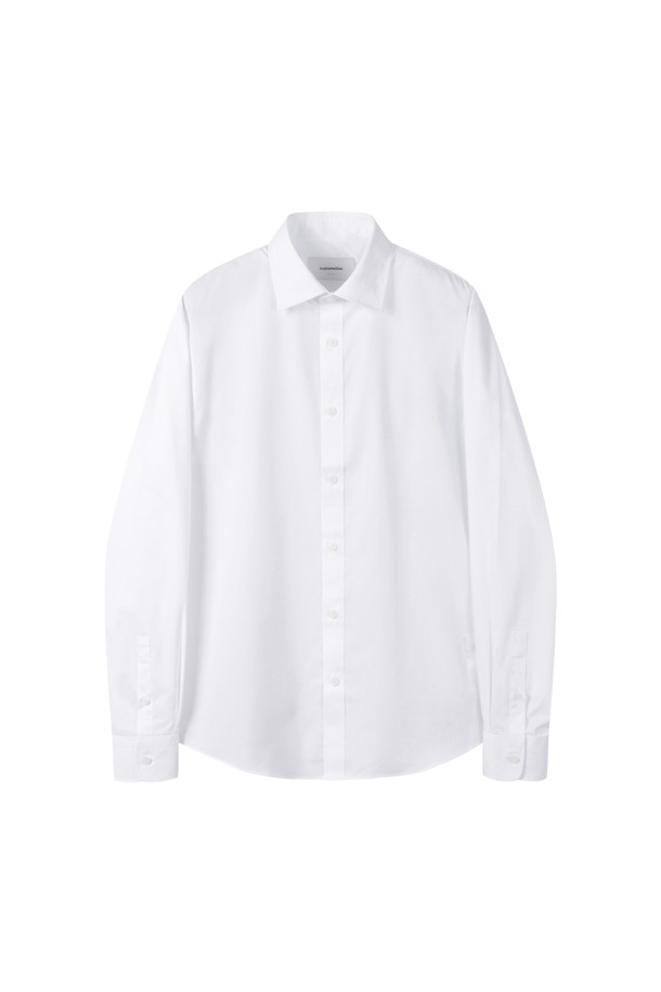 CUSTOMELLOW - 긴팔셔츠 - [Outlet] Basic wide collar dress shirt