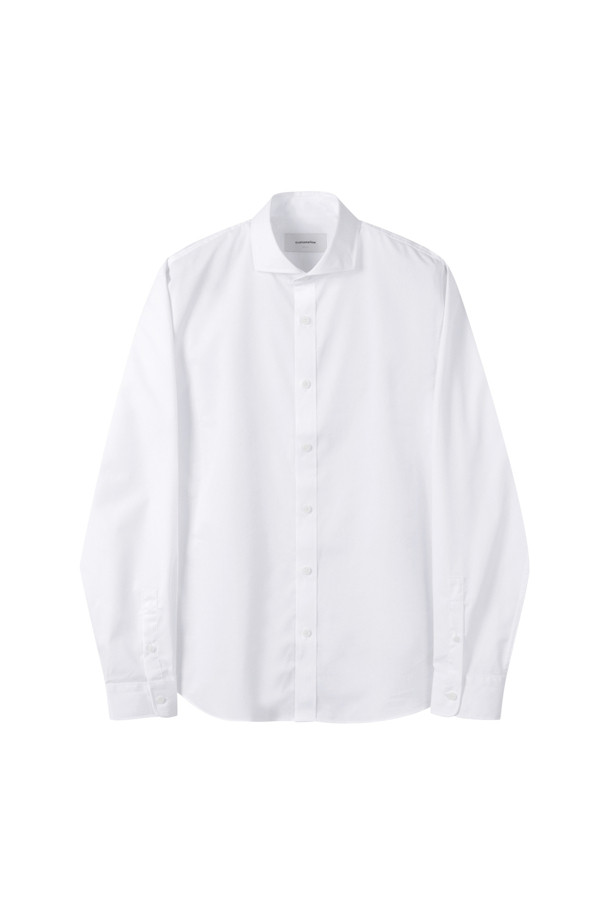 CUSTOMELLOW - 긴팔셔츠 - [Outlet] Basic horizontal collar dress shirt