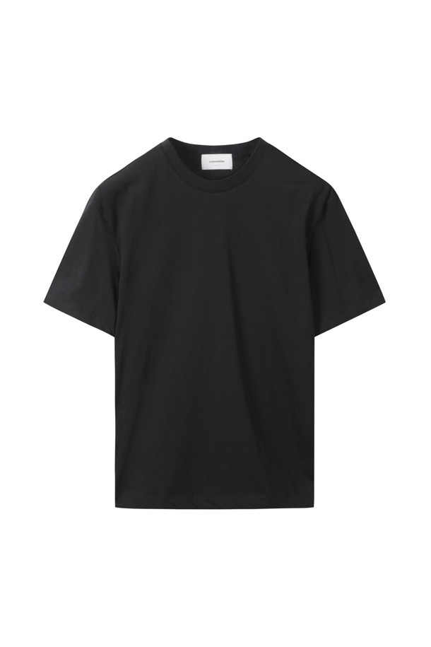 CUSTOMELLOW - 티셔츠 - [Outlet] Black Basic T-shirt