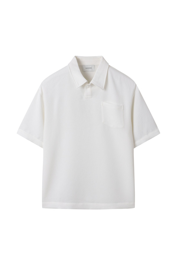 CUSTOMELLOW - 티셔츠 - [Outlet] White Basic Polo