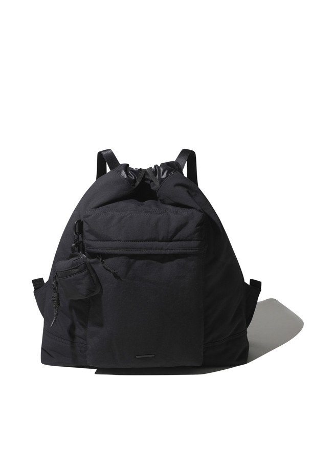 CUSTOMELLOW - 백팩 - Black Nylon Two-way Backpack