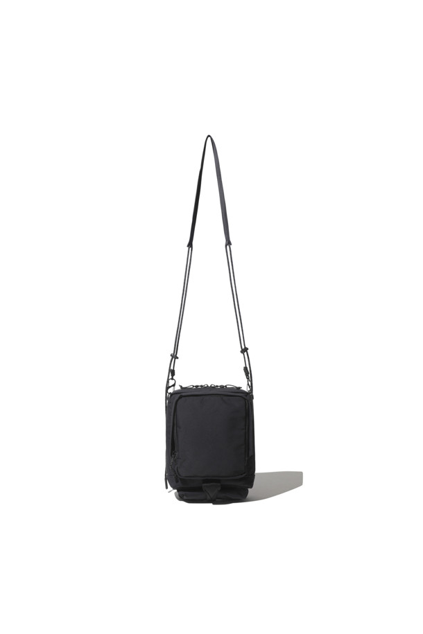 CUSTOMELLOW - 숄더/크로스백 - Black Nylon Mini Cross Bag