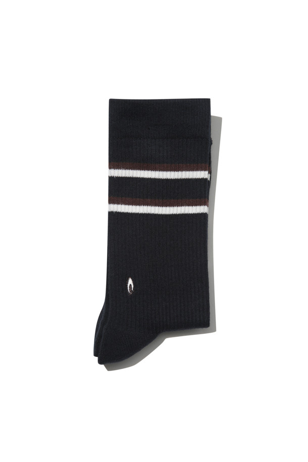 CUSTOMELLOW - 양말 - Navy Stripe Socks