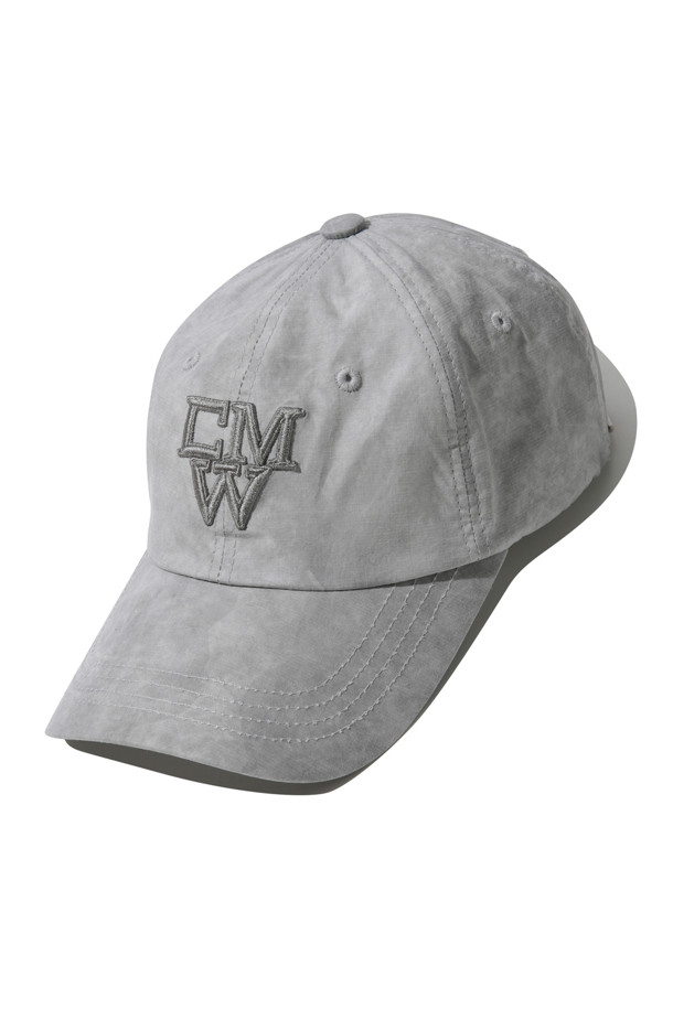 CUSTOMELLOW - 모자 - Grey Logo Embroidery Cap