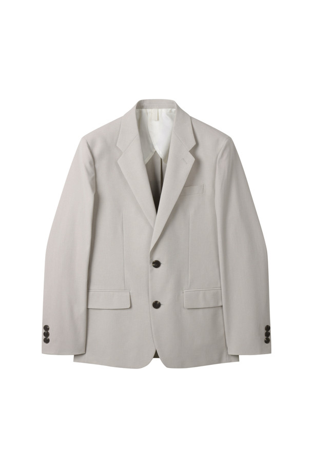 CUSTOMELLOW - 블루종/점퍼 - Ivory Slim Fit Setup Jacket