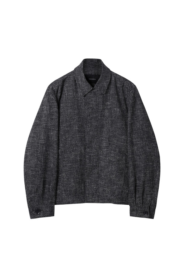 CUSTOMELLOW - 사파리/필드자켓 - Black Marzotto Tweed Jacket