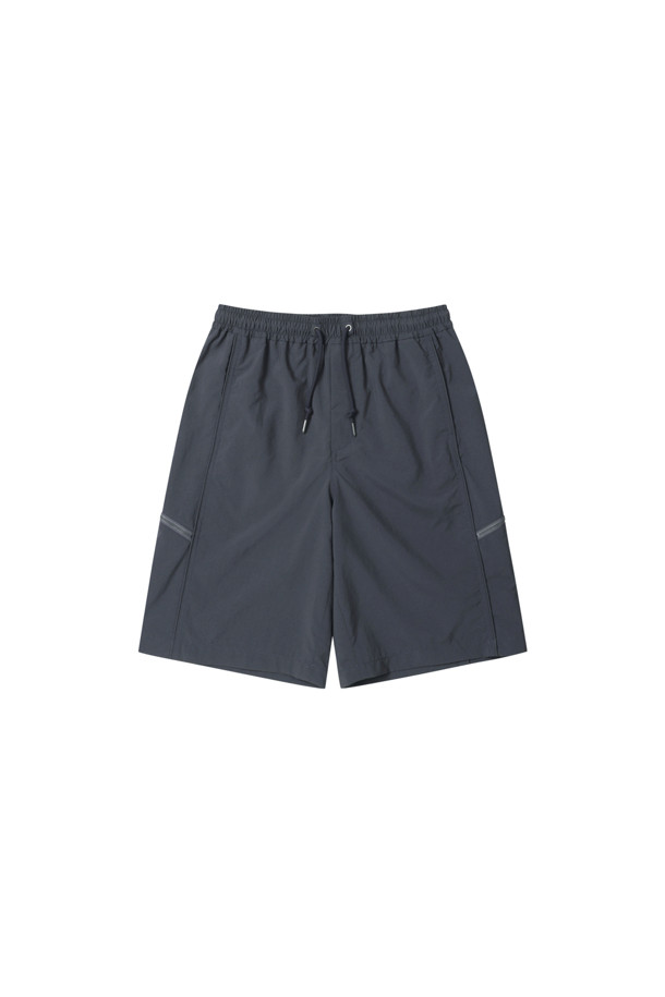 CUSTOMELLOW - 하프팬츠 - Grey Piping Shorts