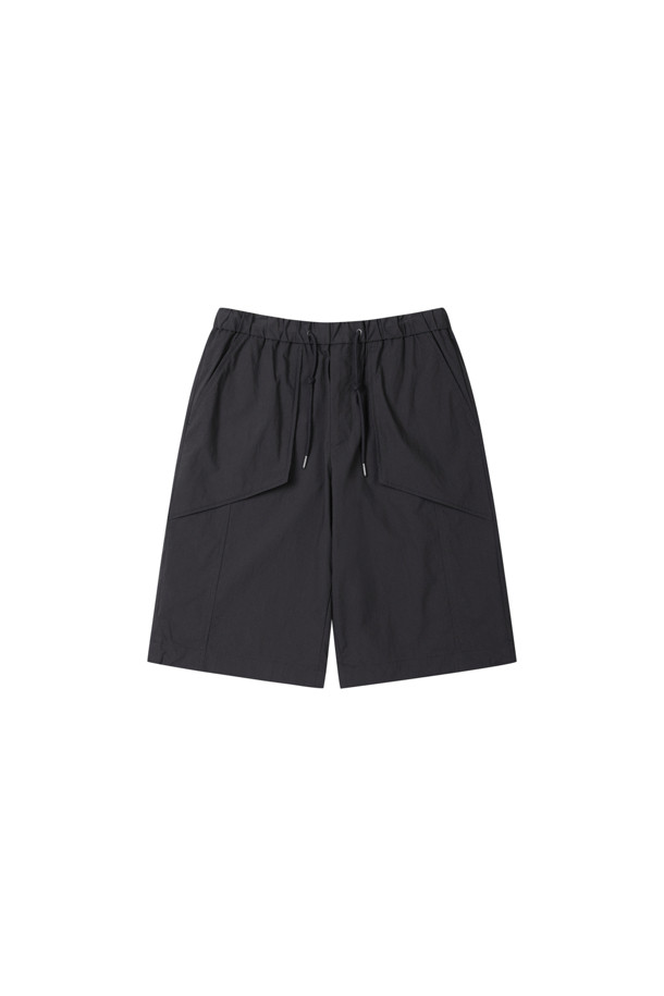 CUSTOMELLOW - 하프팬츠 - Black Bermuda Shorts