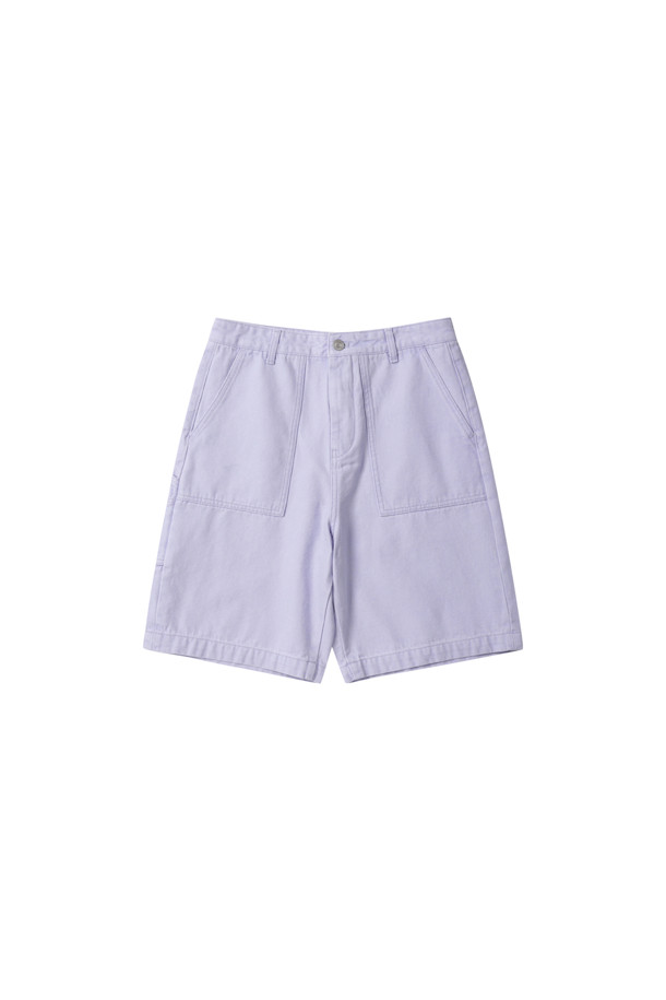 CUSTOMELLOW - 데님 - Purple Fatigue Denim Shorts