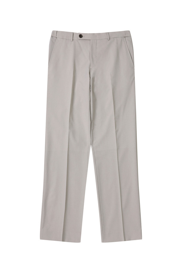 CUSTOMELLOW - 캐주얼팬츠 - Ivory Slim Fit Setup Pants