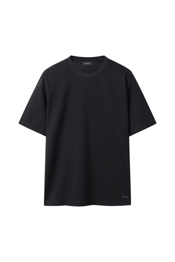 CUSTOMELLOW - 반팔티셔츠 - Black Basic T-shirt