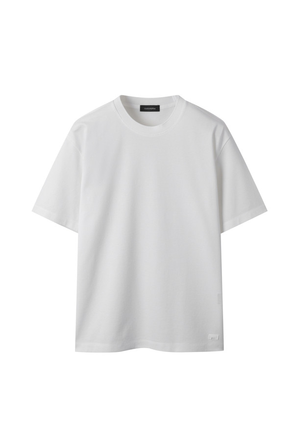 CUSTOMELLOW - 반팔티셔츠 - White Basic T-shirt