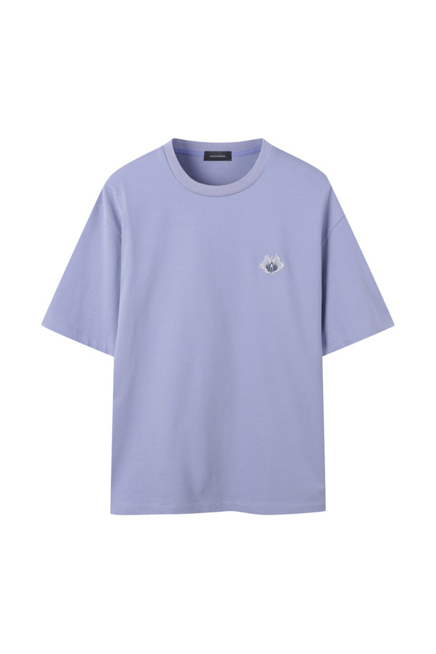 CUSTOMELLOW - 반팔티셔츠 - Purple Relaxed Fit Logo T-shirt