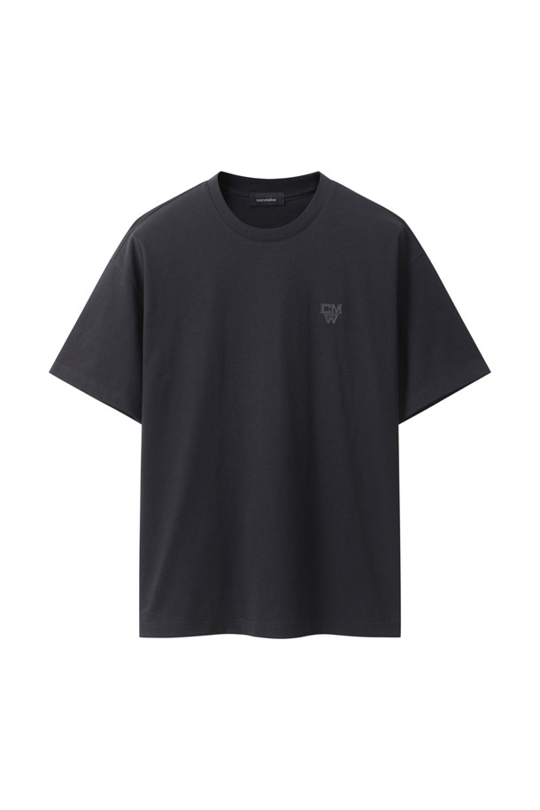 CUSTOMELLOW - 반팔티셔츠 - Black Graphic T-shirt