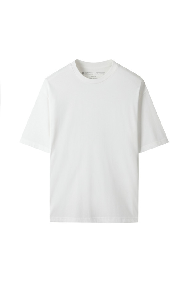 CUSTOMELLOW - 반팔티셔츠 - [Ron Mueck] White Graphic T-shirt