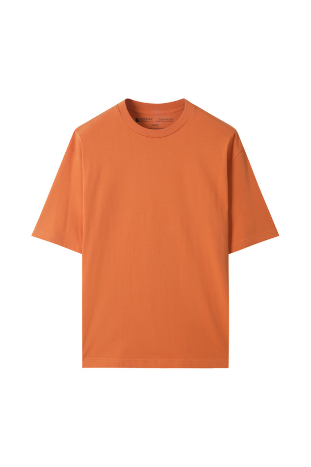 CUSTOMELLOW - 반팔티셔츠 - [Ron Mueck] Orange Graphic T-shirt