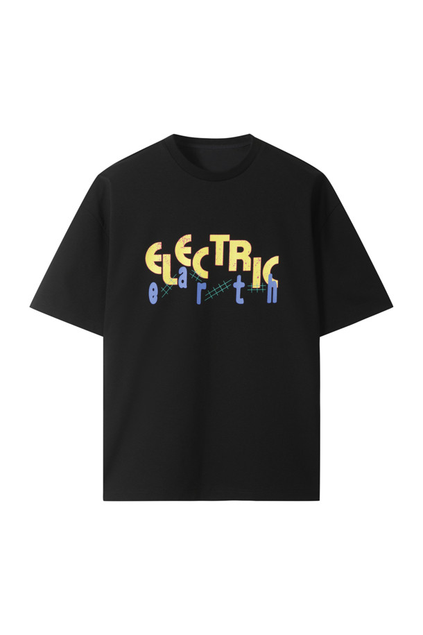 CUSTOMELLOW - 긴팔티셔츠 - [Cadejo x customellow x DMZ] Black Electric Earth T-shirt