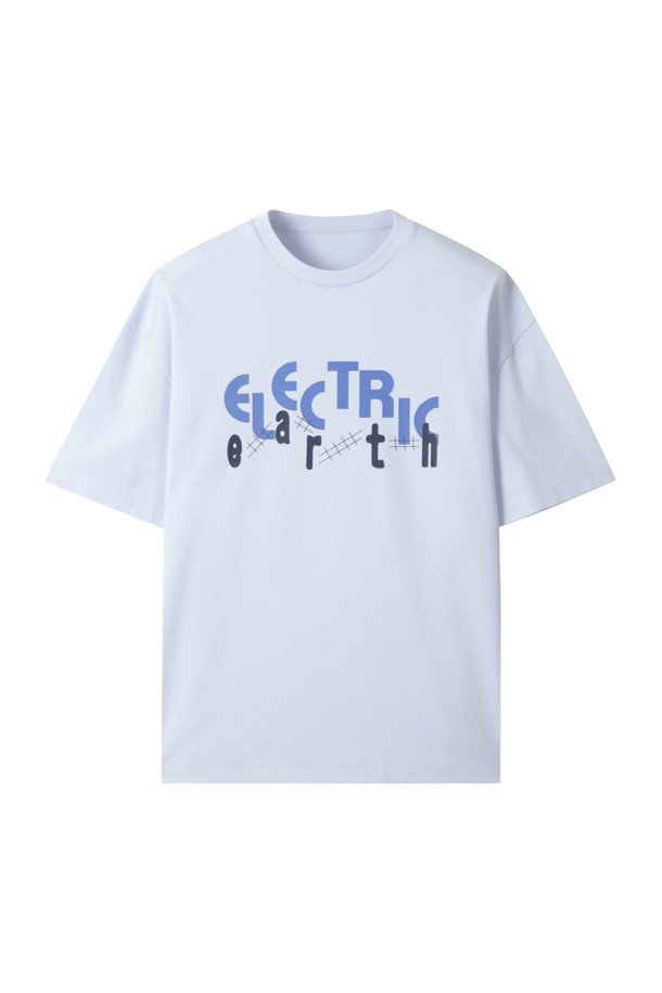 CUSTOMELLOW - 긴팔티셔츠 - [Cadejo x customellow x DMZ] Sky Blue Electric Earth T-shirt