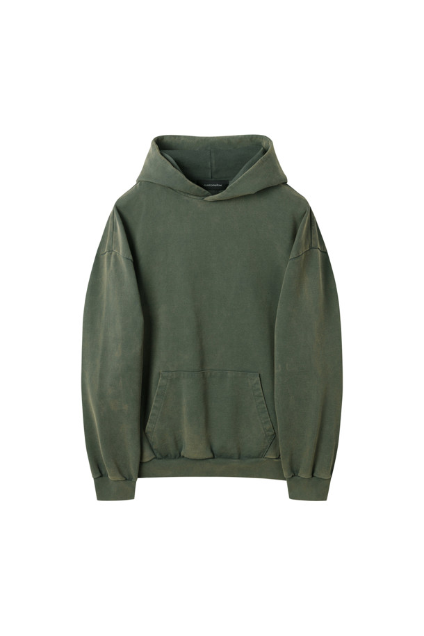 CUSTOMELLOW - 후디 - Khaki Dyed Hoodie