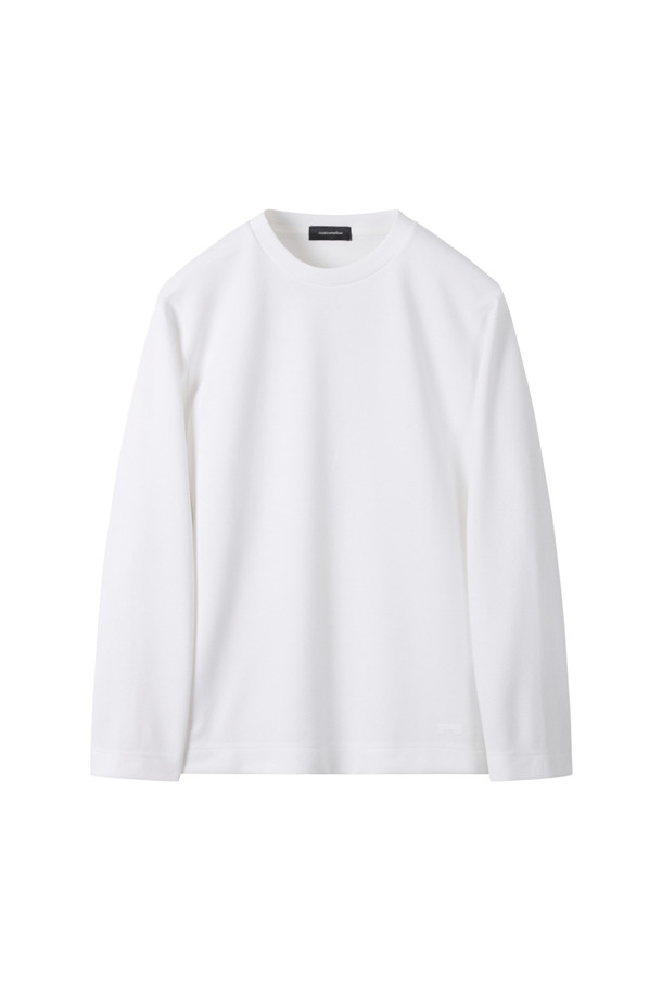 CUSTOMELLOW - 긴팔티셔츠 - White Texture Long Sleeve T-shirt