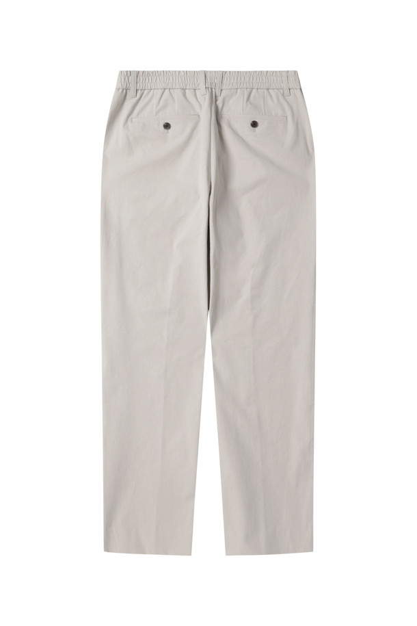 CUSTOMELLOW - 팬츠 - [Outlet] Beige Slim Fit Cotton Pants