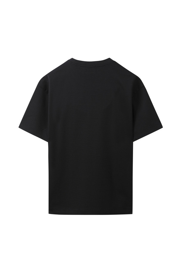 CUSTOMELLOW - 티셔츠 - [Outlet] Black Relaxed Fit T-shirt