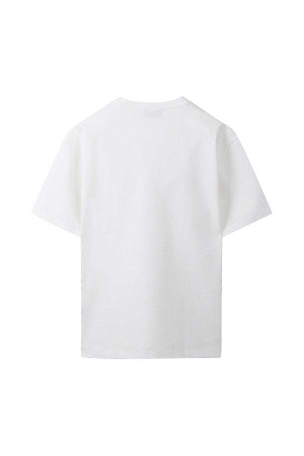 CUSTOMELLOW - 티셔츠 - [Outlet] White Relaxed Fit T-shirt