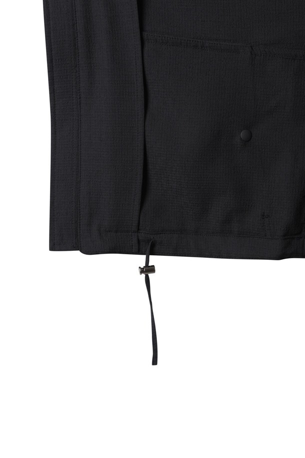 CUSTOMELLOW - 점퍼 - [Outlet] Black Texture Fabric Blouson