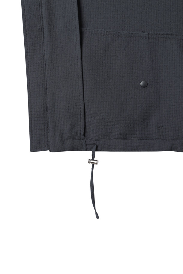 CUSTOMELLOW - 점퍼 - [Outlet] Black Texture Fabric Blouson