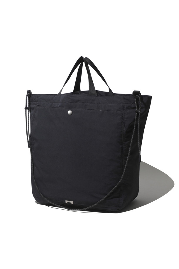 CUSTOMELLOW - 토트백 - Black Nylon Two-way Tote Bag