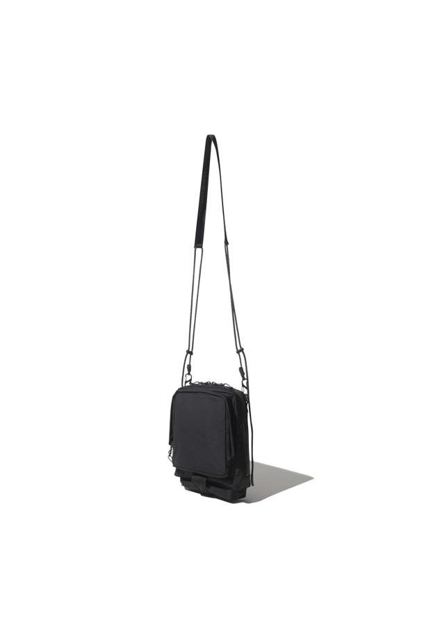 CUSTOMELLOW - 숄더/크로스백 - Black Nylon Mini Cross Bag