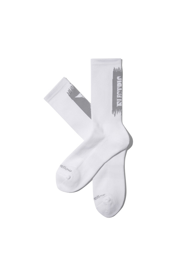 CUSTOMELLOW - 양말 - White Graphic Socks